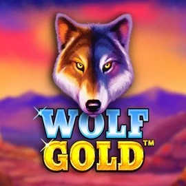 Wolf Gold online game logo by Pragmatic Play on lonkerocasinos.fi